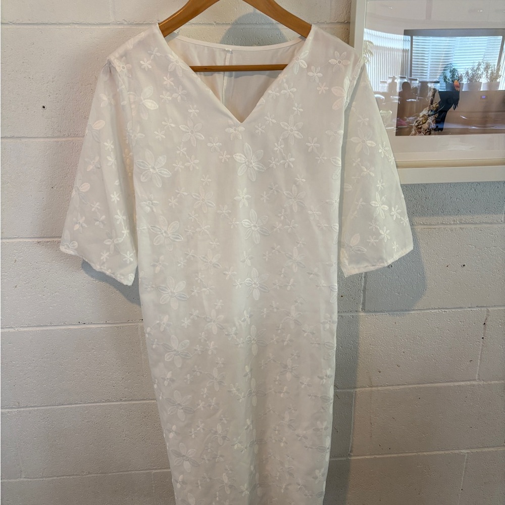 Embroidered Day Dress
